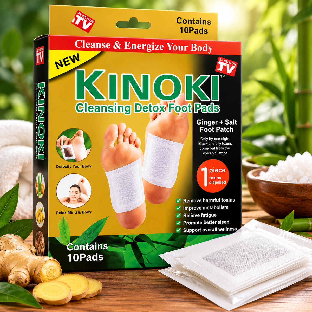 Kinoki Detox Foot Pads (Pack of 2)