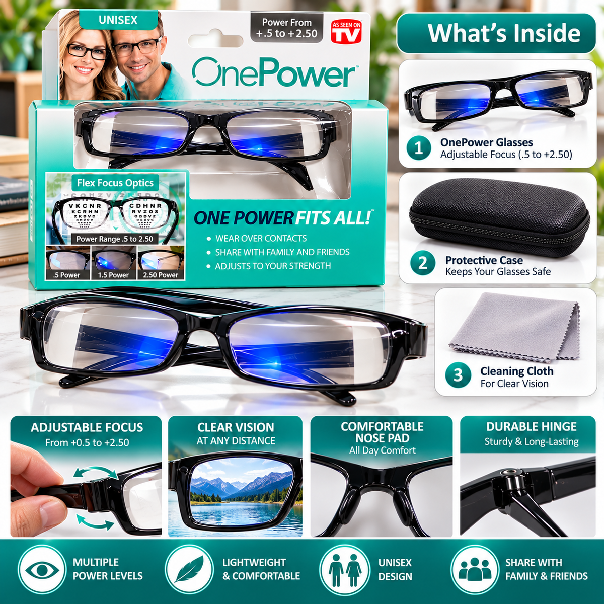 Smart eye glasses (pack of 2 )