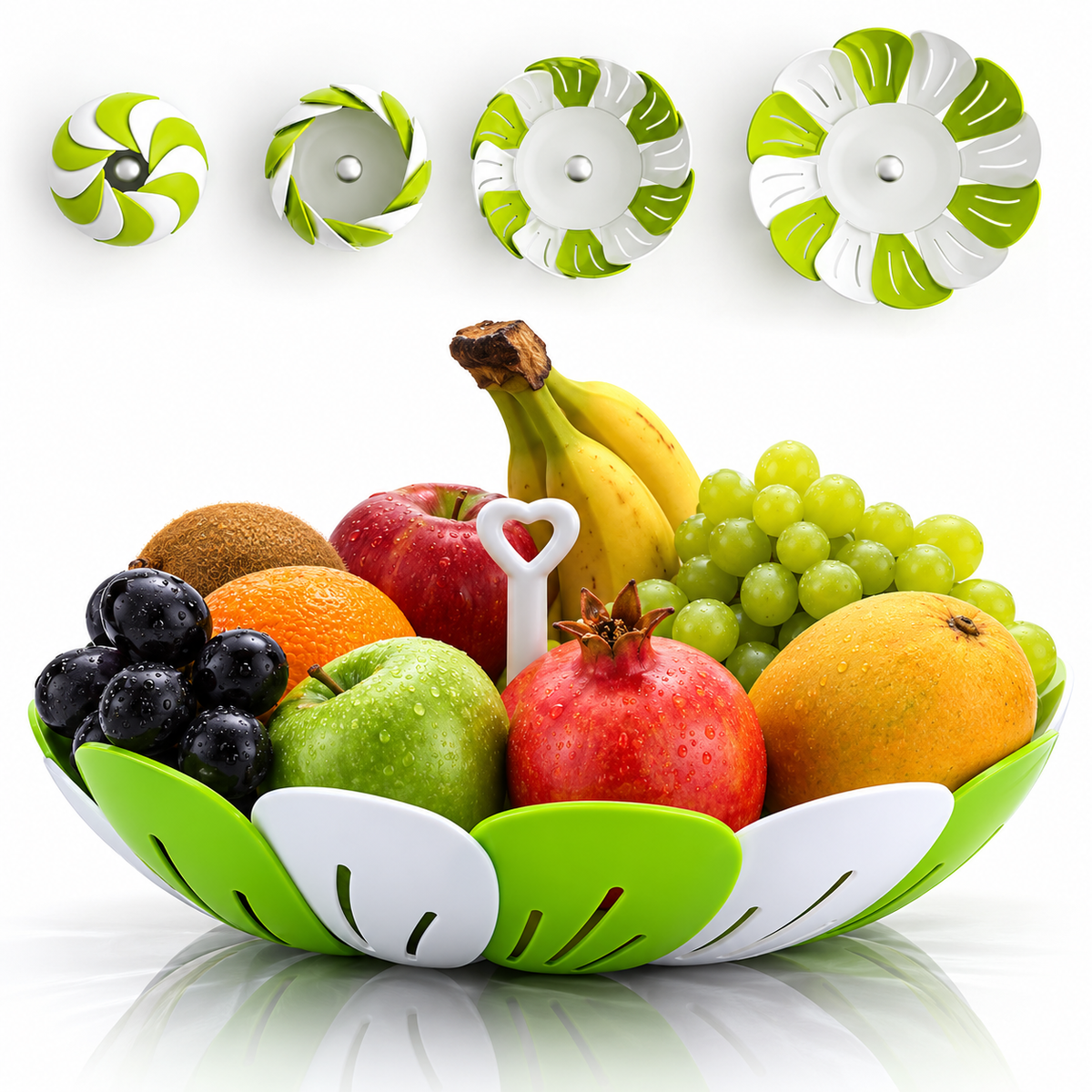 Lotus Shape Foldable Fruit & Vegetable Basket