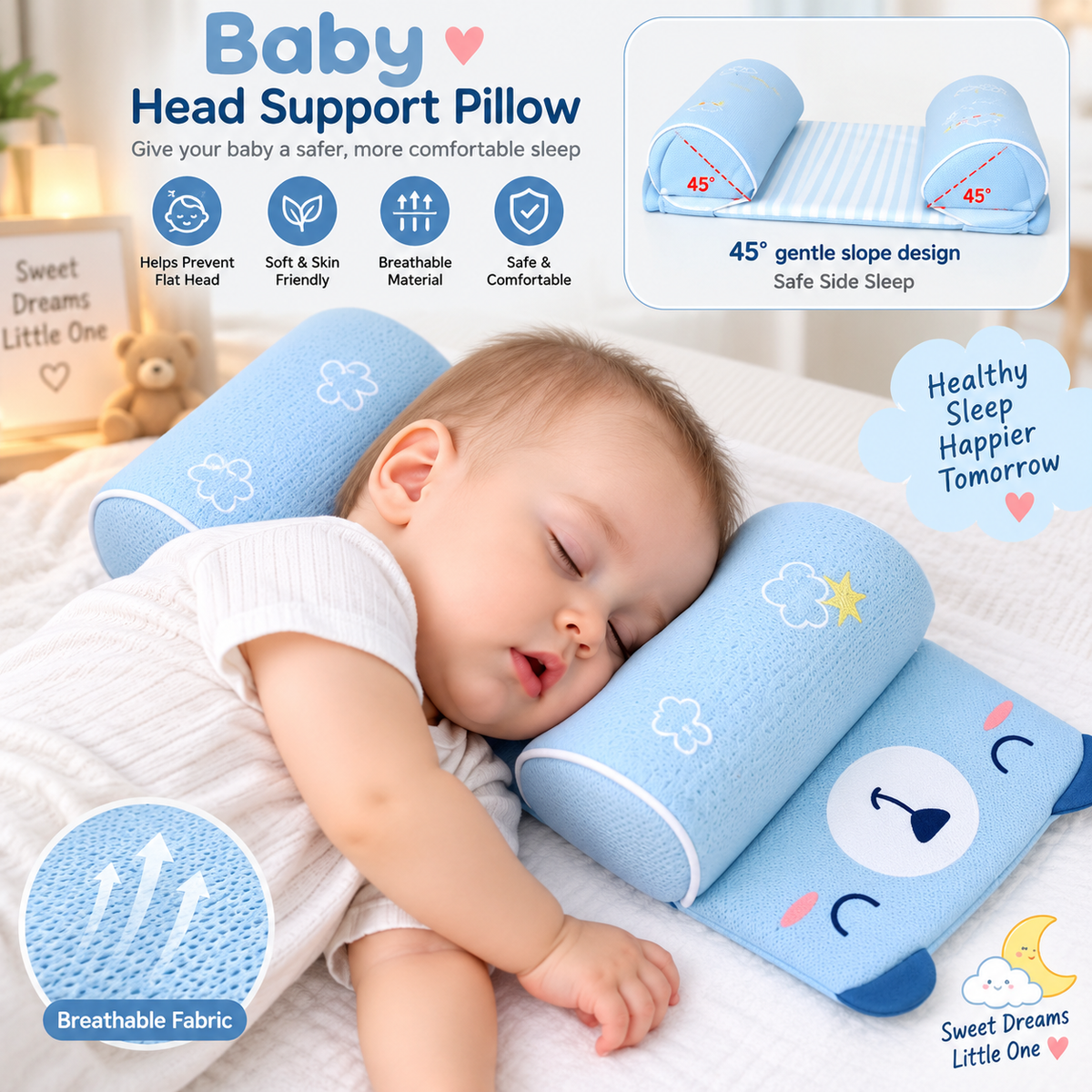 Baby Shaping Head Support Pillow