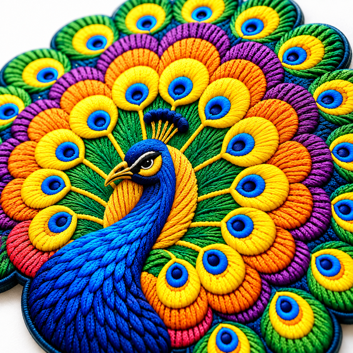 Peacock Floor Mat