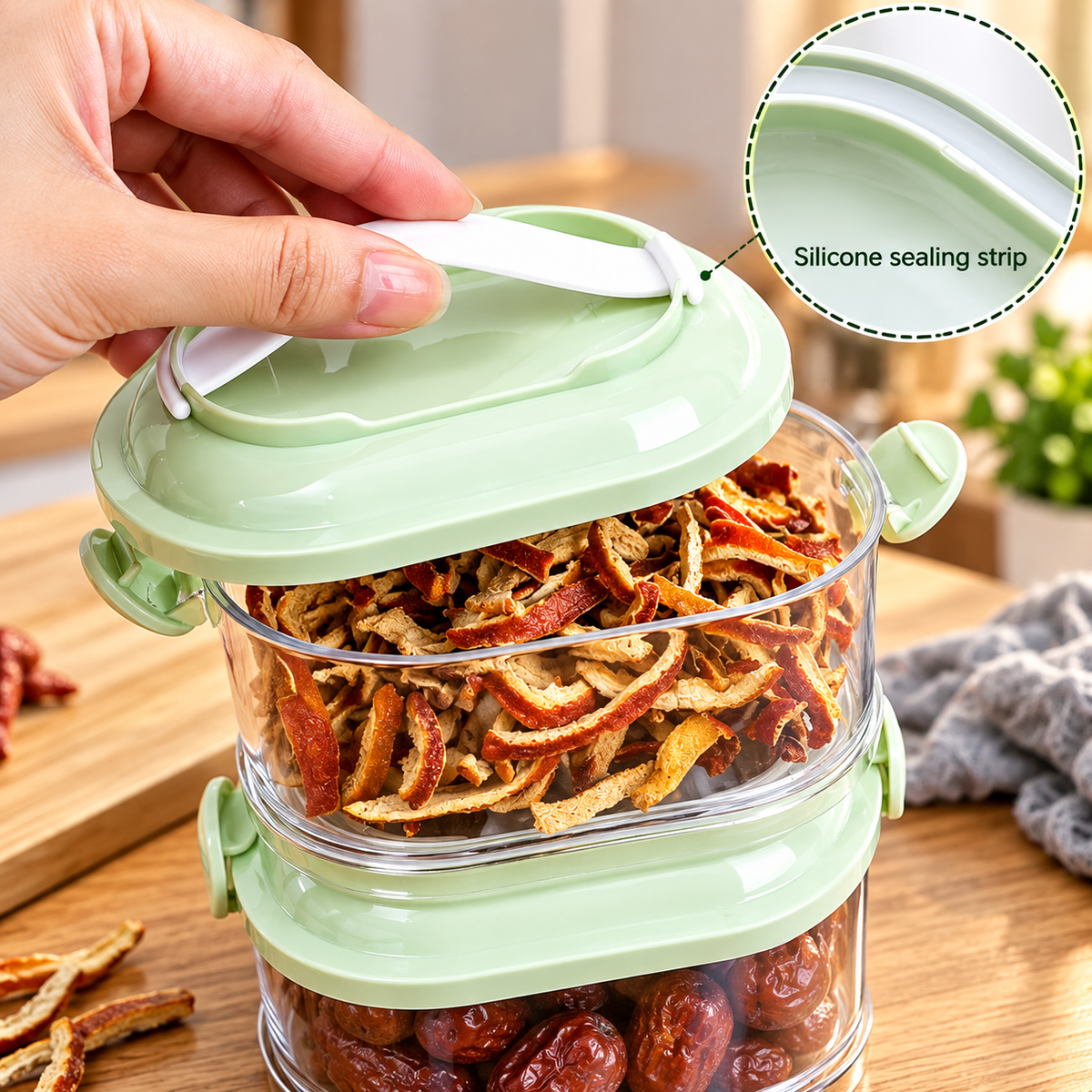 Multi-layer Sealed Spice Organizer - 2 Layers
