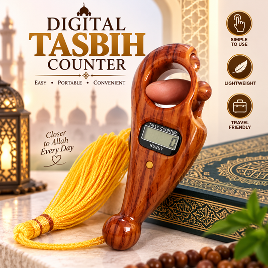 Digital tasbih finger for prayer