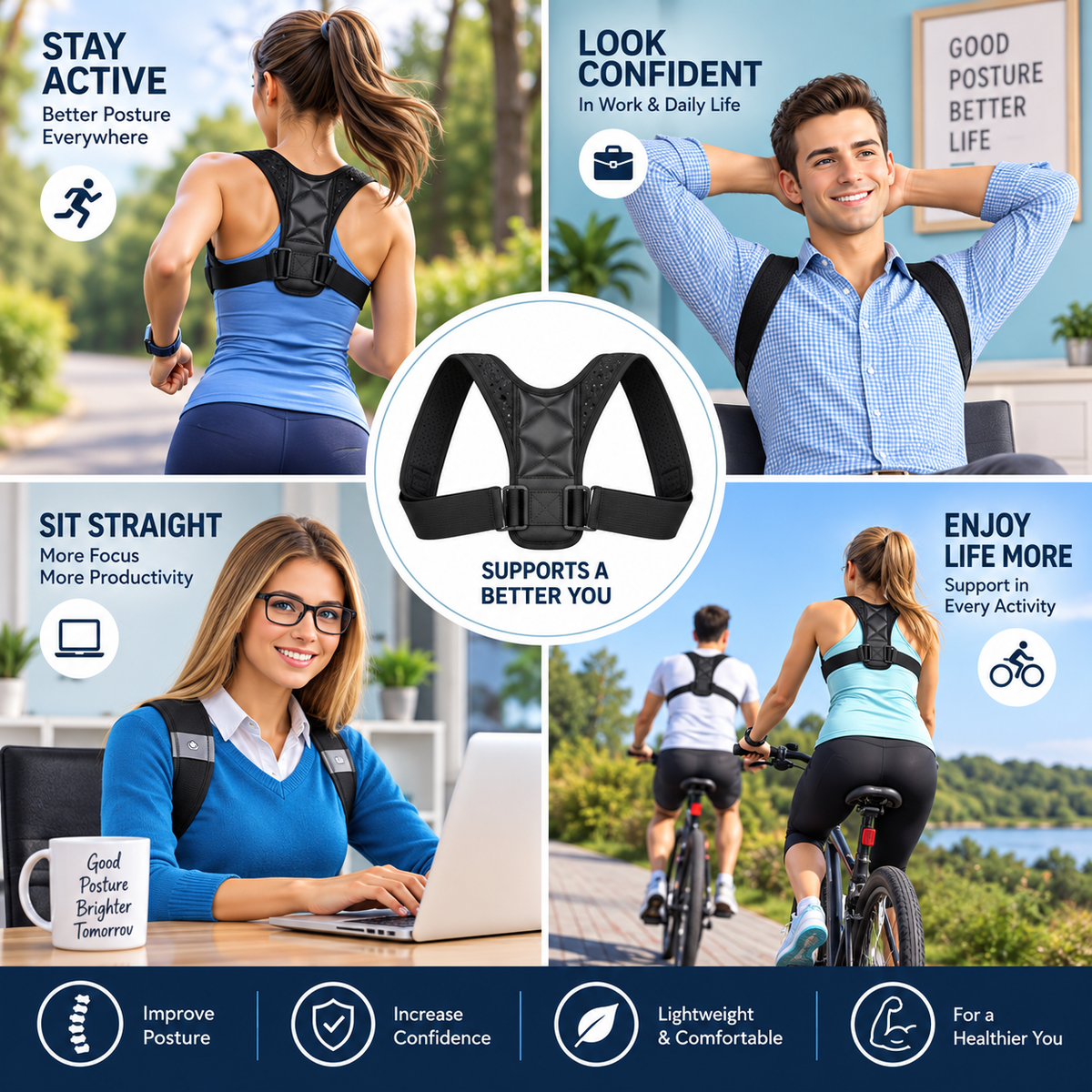 Back Posture Corrector Brace Shoulder Back Posture Corrector Back Pain Posture Corrector