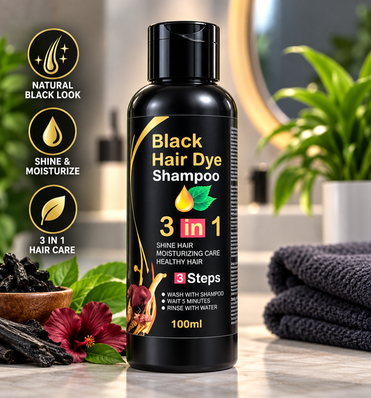 BLOSDREAM 3 in 1 Black Hair Shampoo