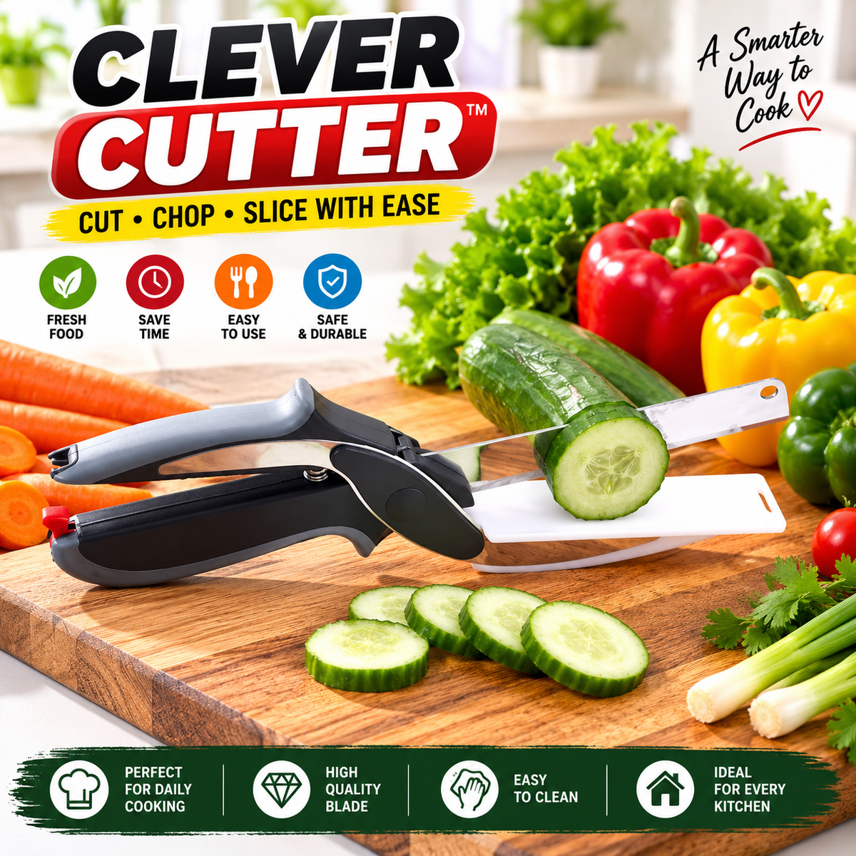 Clever Cutter Kitchen Knife