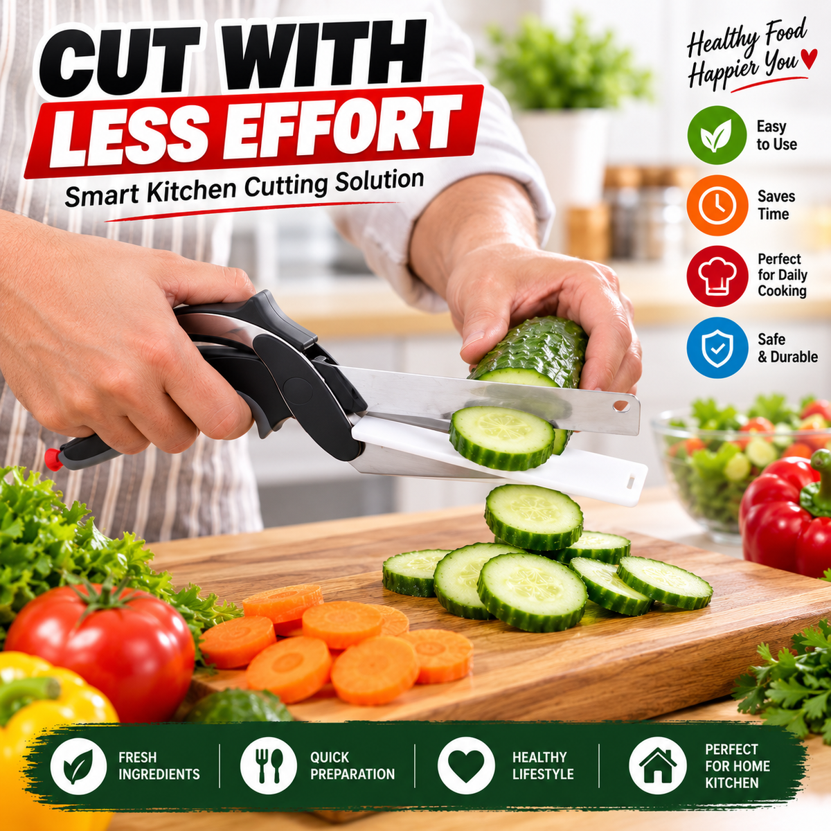 Clever Cutter Kitchen Knife