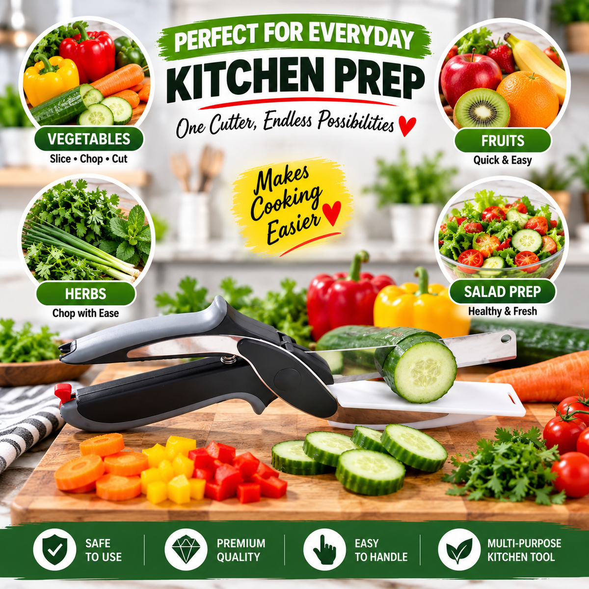 Clever Cutter Kitchen Knife