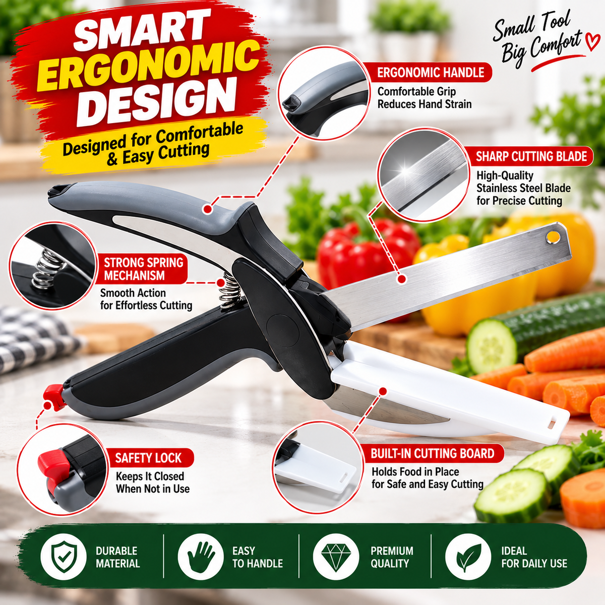 Clever Cutter Kitchen Knife