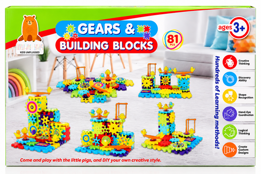 Building Block Kit-Gear Box Educational Toy for Kids