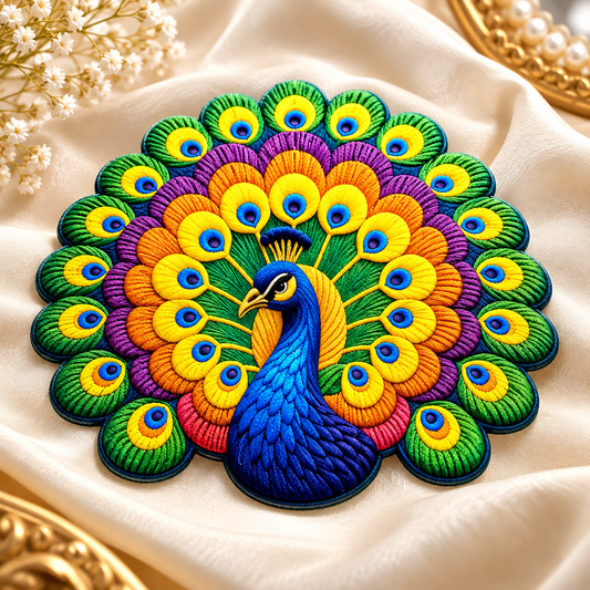 Peacock Floor Mat