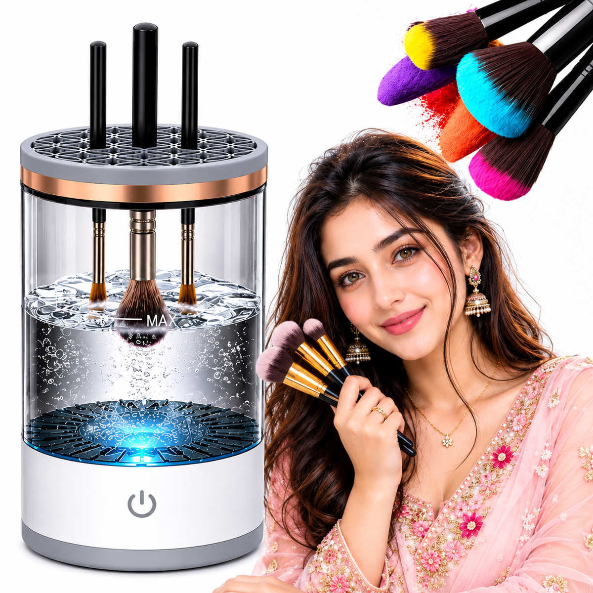 Electric Makeup Brush Cleaner