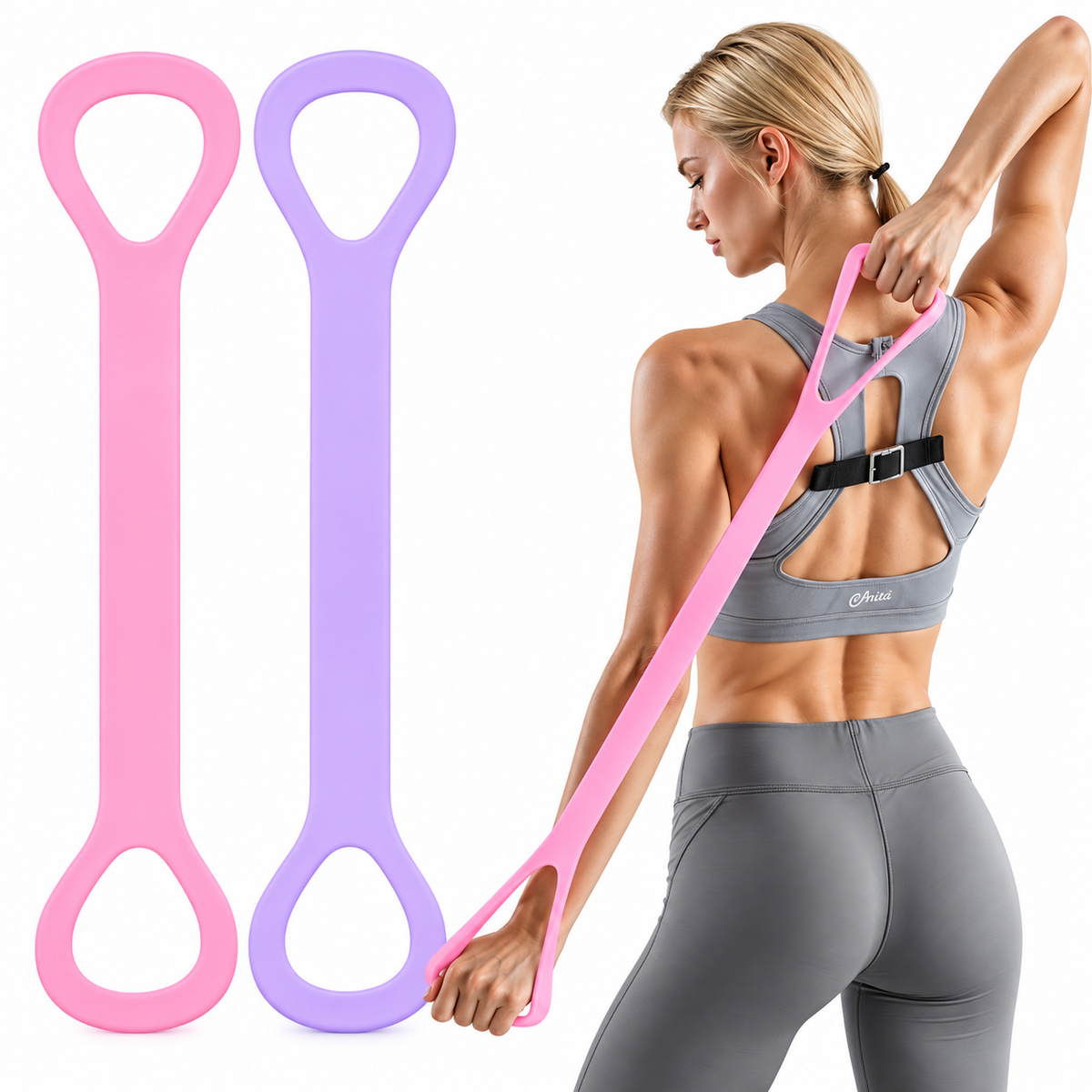 Resistance Band for Yoga (Pack of 2)