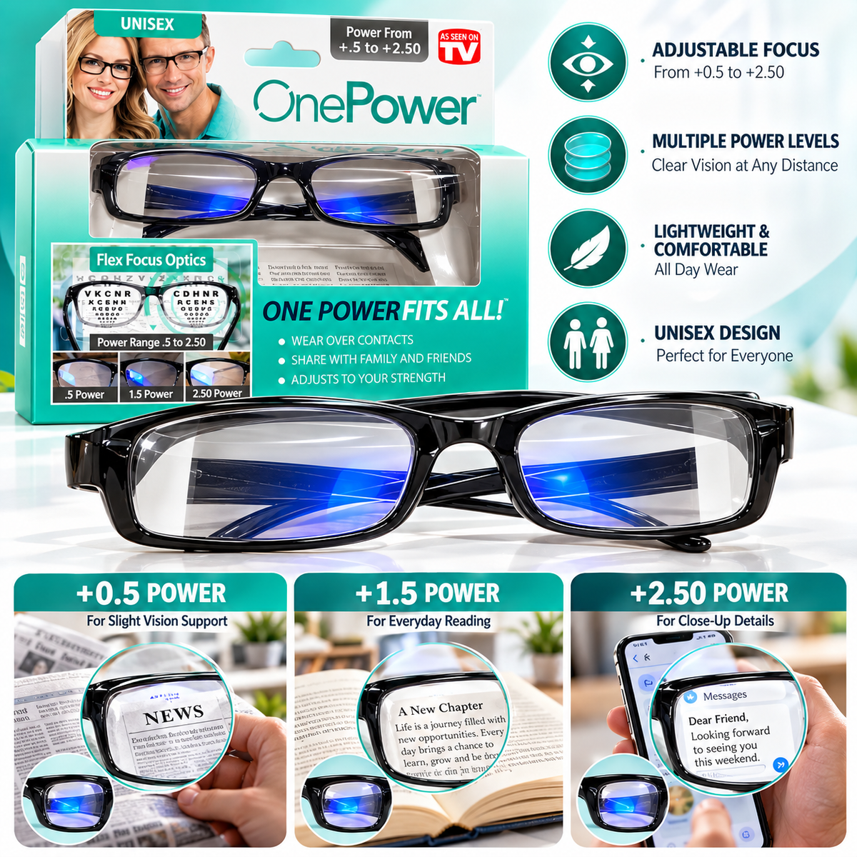 Smart eye glasses (pack of 2 )