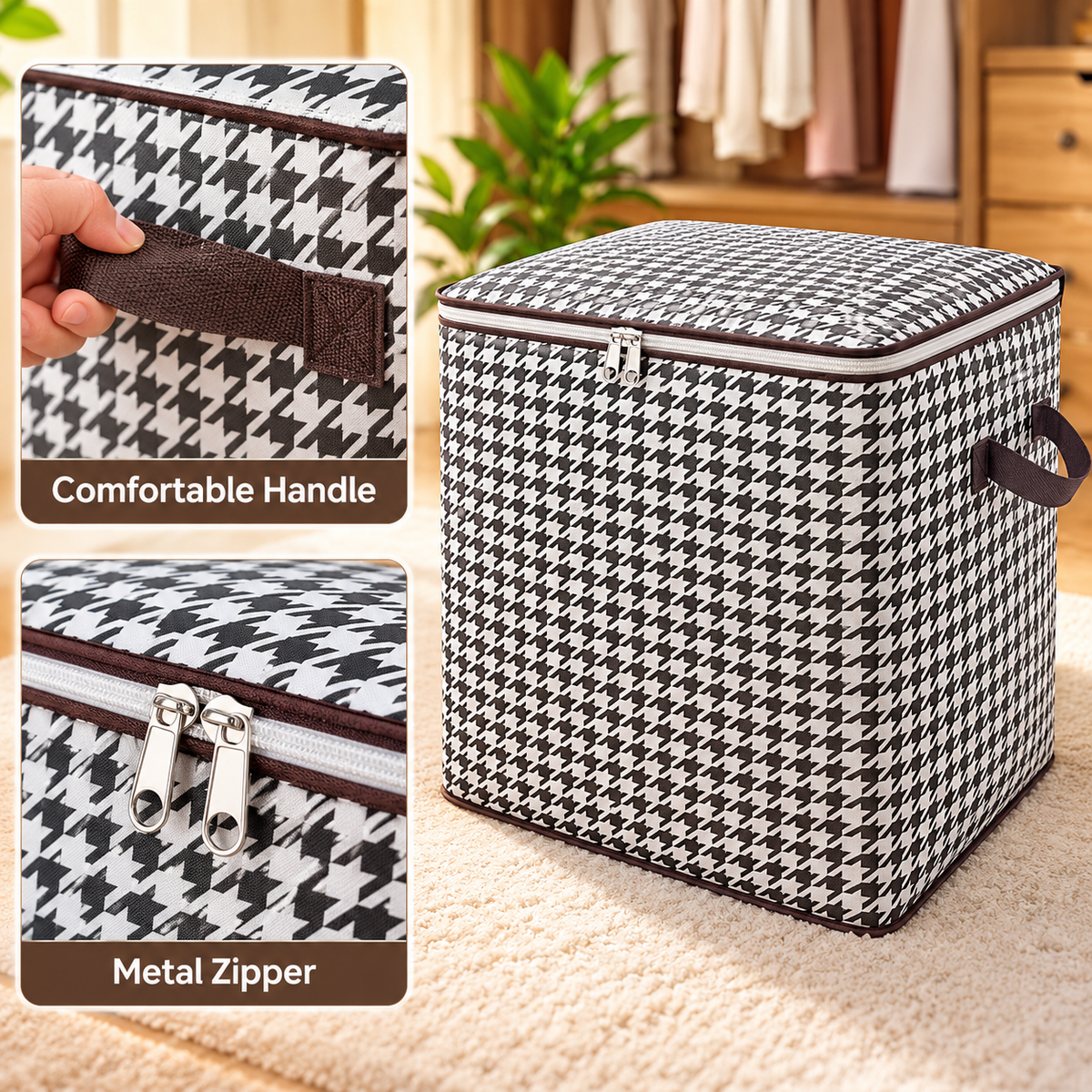Foldable Clothes Storage Bag (Pack of 2)