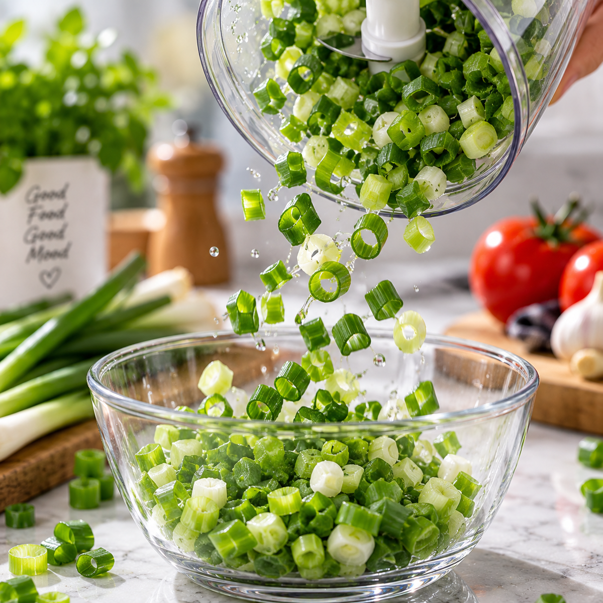 4-in-1 Electric Vegetable Cutter, Slicer, Grater, Chopper