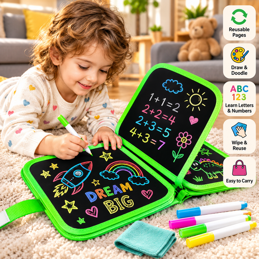 Reusable Doodle Book Set for Kids